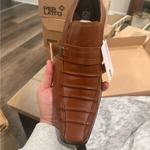 Men's Brown Leather Loafers